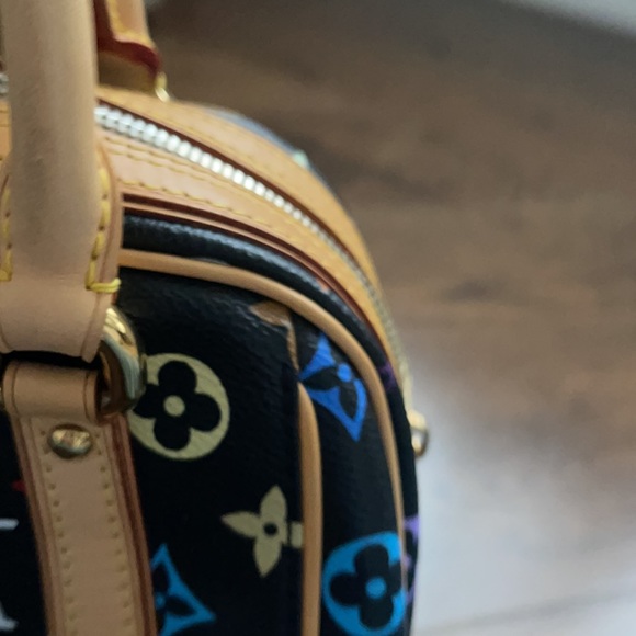Authentic Louis Vuitton Black Multicolor Priscilla purse bag - Picture 5 of 9